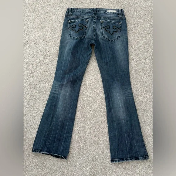ReRock for Express Low rise Bootcut Jeans 8R - Picture 5 of 11